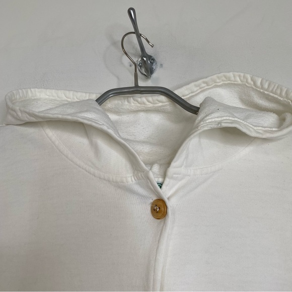 Vintage 90s BOCA AUTHENTIC Oversized White Cotton Hoodie Sweatshirt OS XXL - Picture 3 of 16